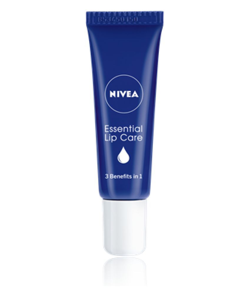 Nivea Essential Lip Care Tube Lip Balm White 10 Gm Pack Of 4 Buy Nivea 
