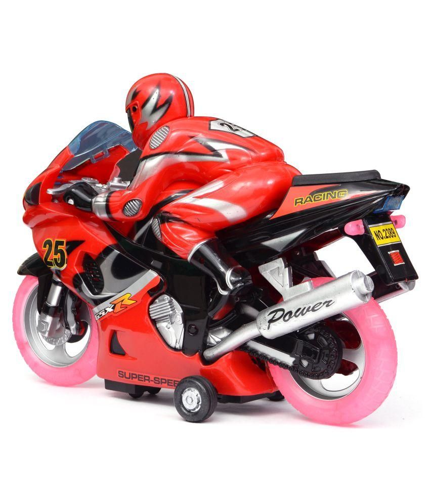 Meratoy Red Remote Control Toy Bike Buy Meratoy Red Remote Control Toy Bike Online at Low
