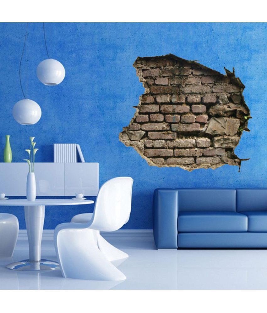 Creatick Studio Creatick Studio Crack Wall 3D Wall Poster Vinyl Wall