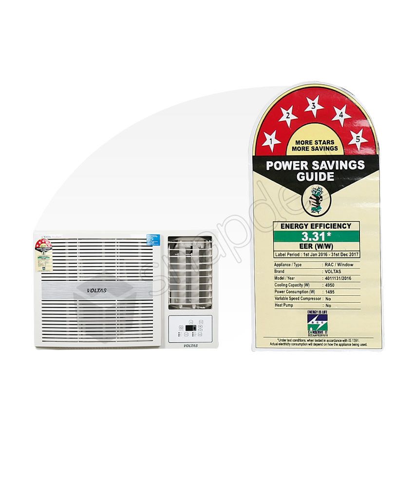 Voltas 1.5 Ton 5 Star 185 Ly Window Air Conditioner White ...