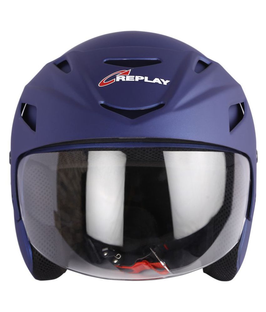 replay half helmet price