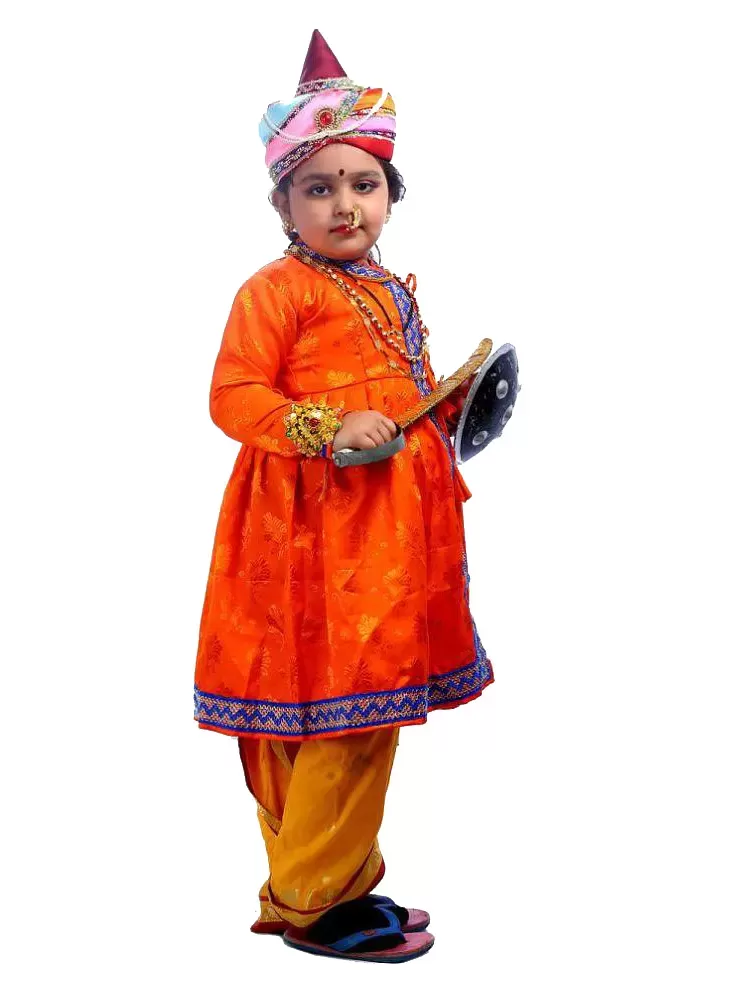 Buy BookMyCostume Rani Laxmi Bai Jhansi ki Rani Kids Fancy Dress Costume  for Girls with Accessories 2.5-4 years Online at Low Prices in India -  Amazon.in