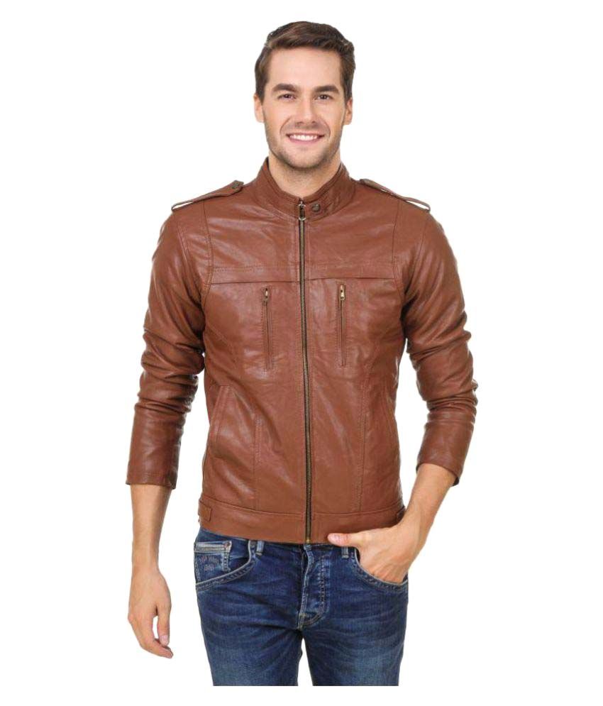 Kirli Brown Leather Jacket - Buy Kirli 