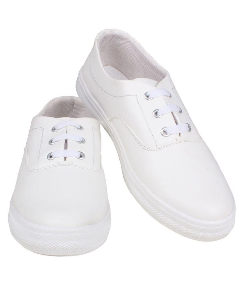 snapdeal white sneakers