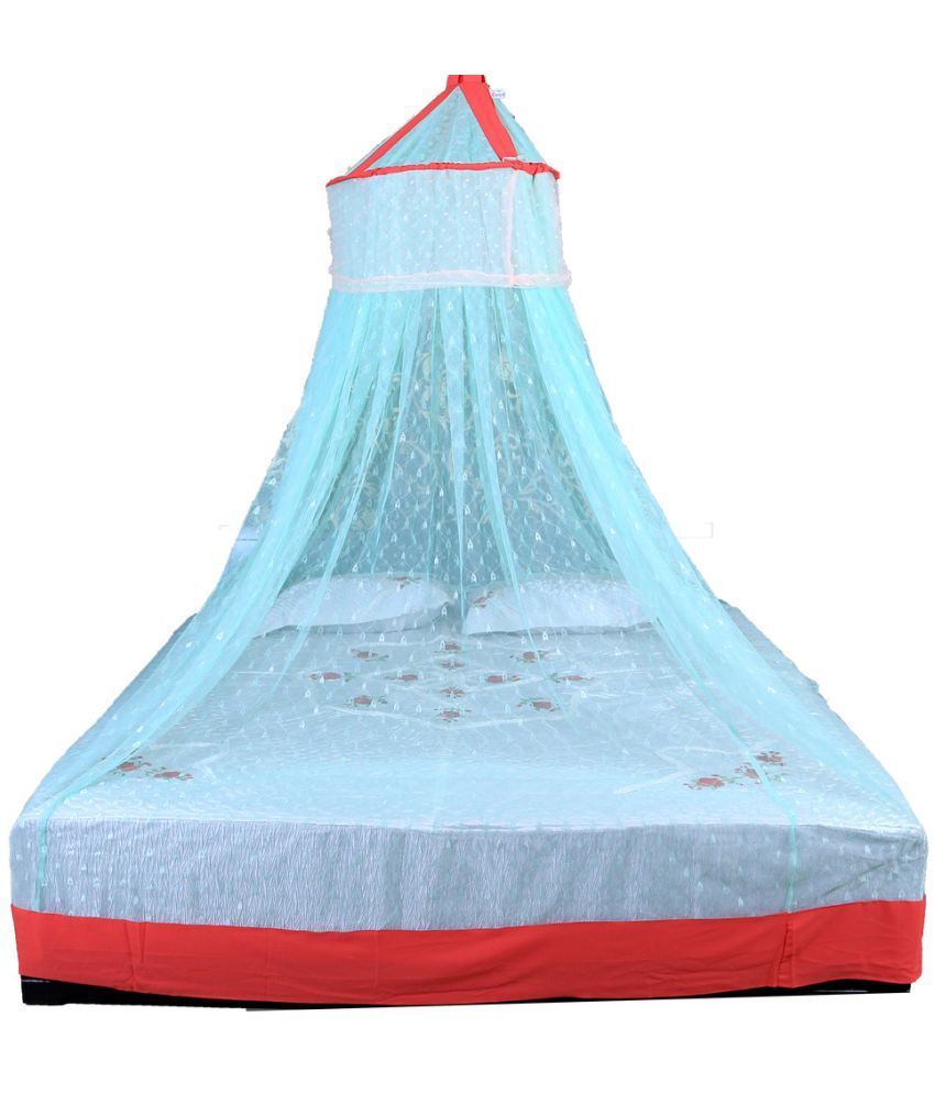Riddhi mosquito net Double Polyester Floral Hanging Mosquito Net Buy