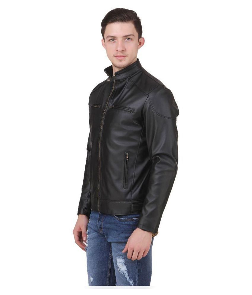 leather jacket for inverted triangle