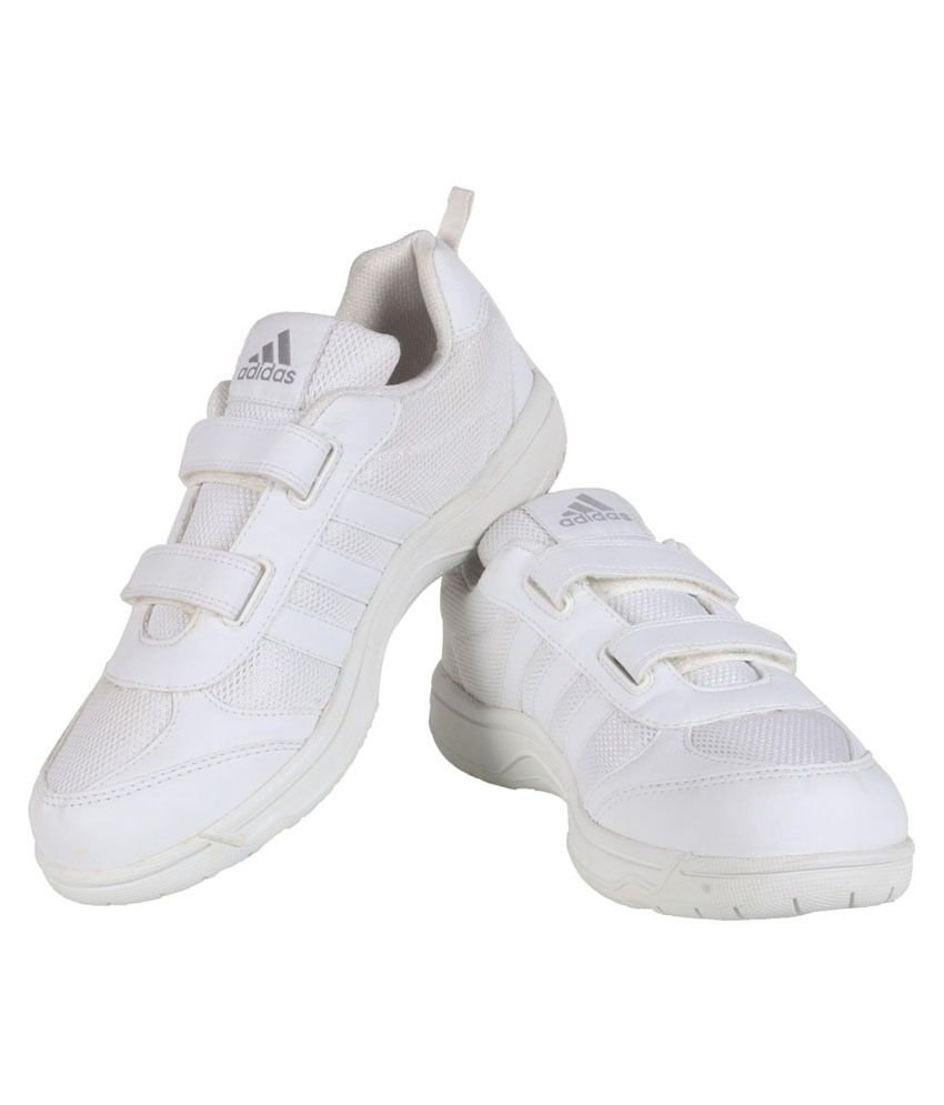 adidas white shoes for kids