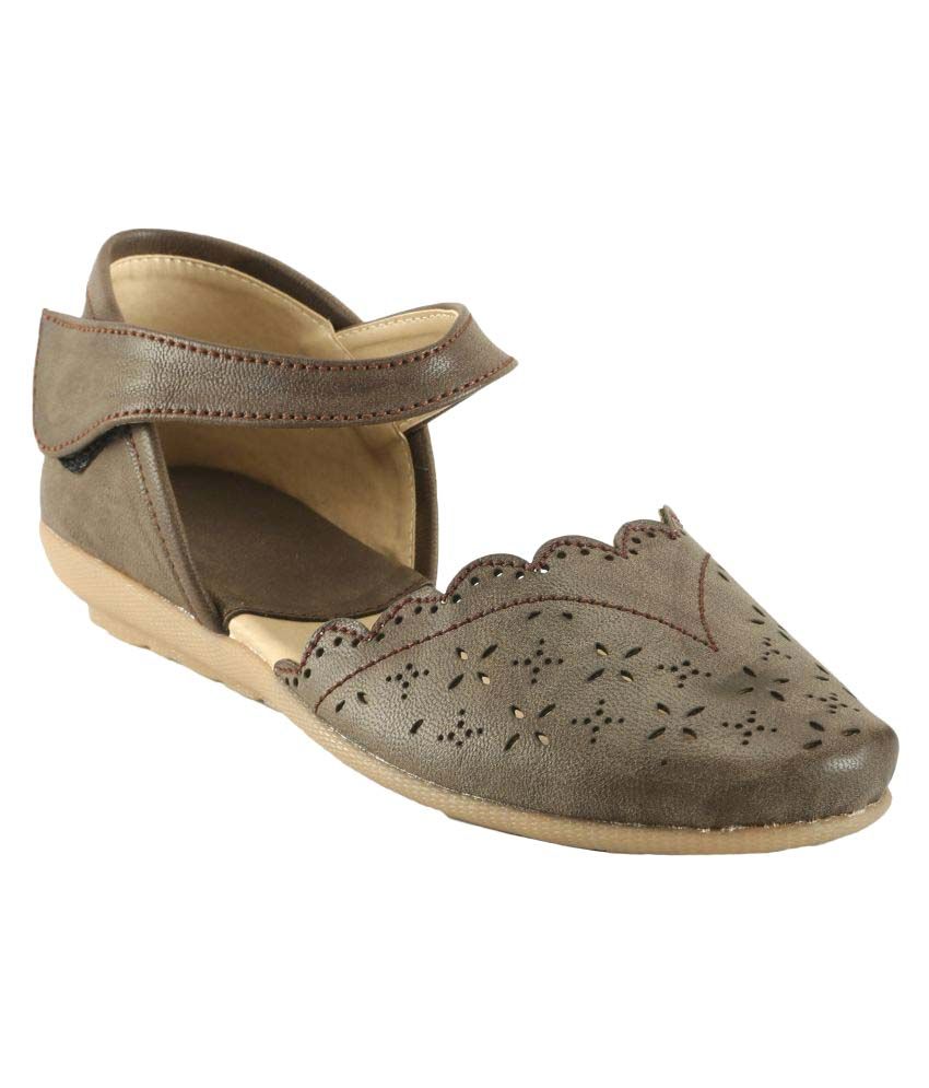 cheap brown flats