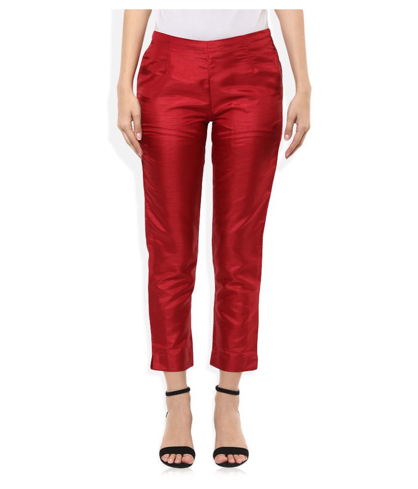 Buy W Polyester Casual Pants Online at Best Prices in India - Snapdeal