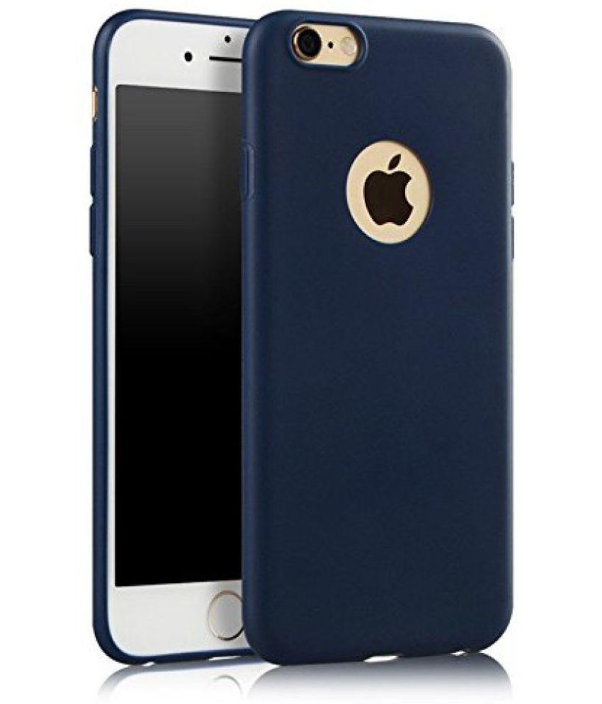 Apple IPhone 7 Cover By IKAZEN Blue Plain Back Covers Online At Low 