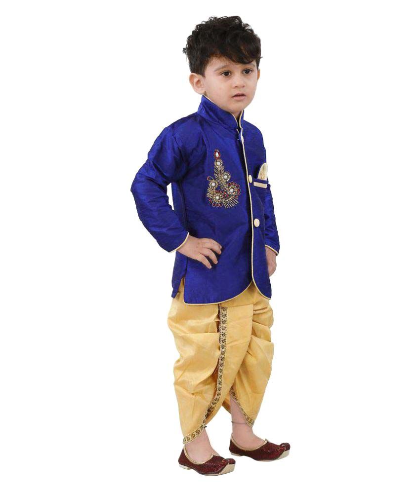 Ftc Multicolour Kids Sherwani & Dhoti Kurta Set - Buy Ftc Multicolour ...