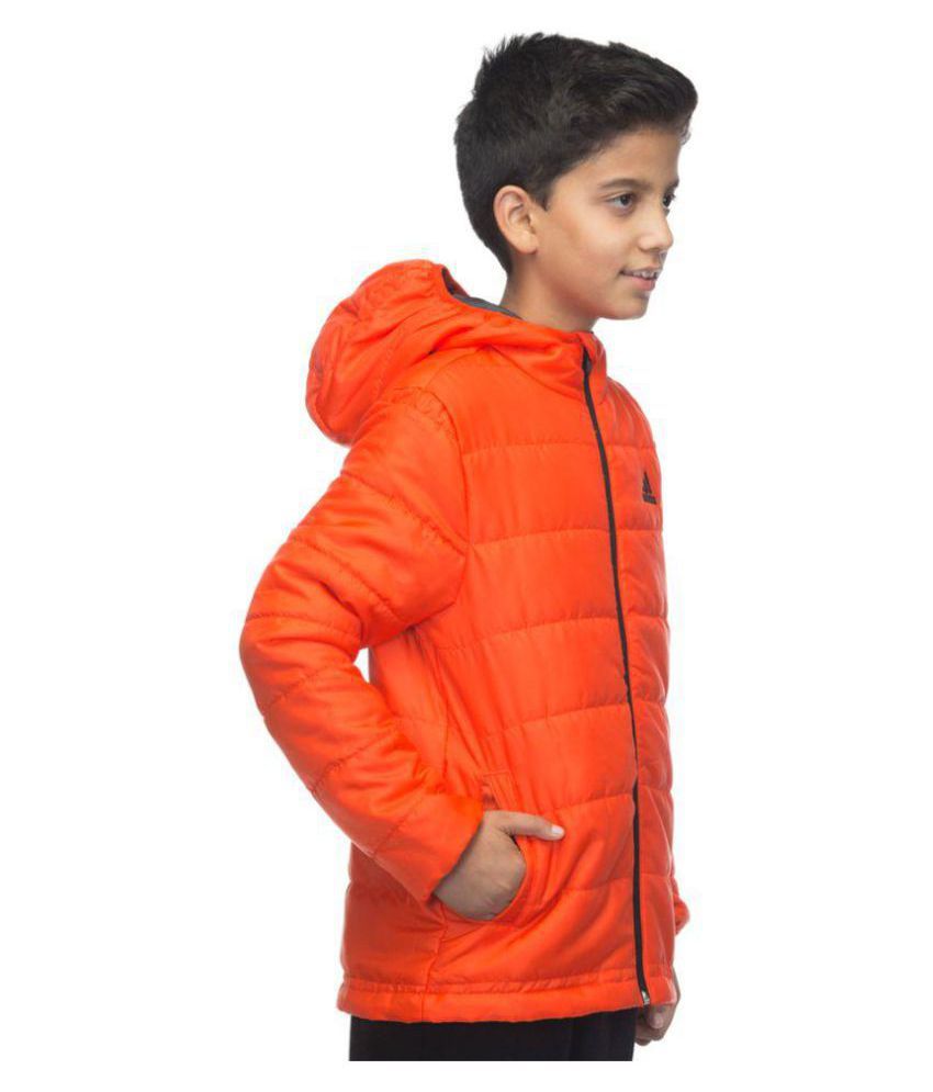 orange adidas bomber jacket