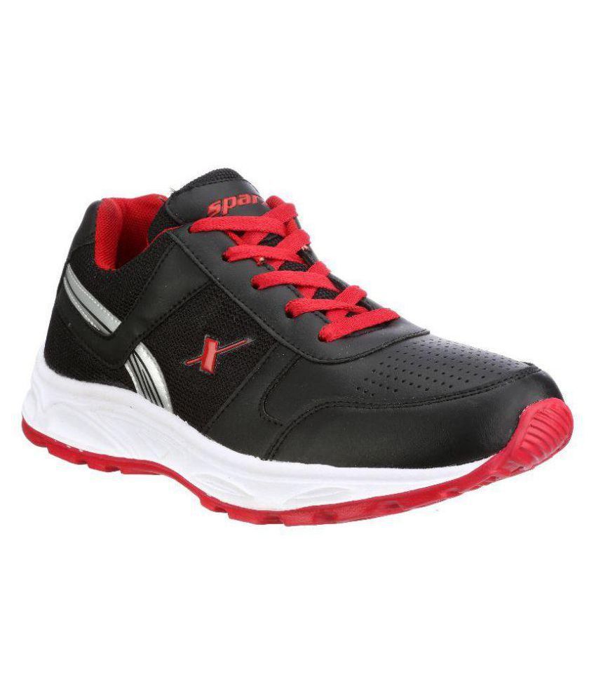 Sparx Sparx SM196 BLK RED sport Football Shoes (10) Studds Male Black ...