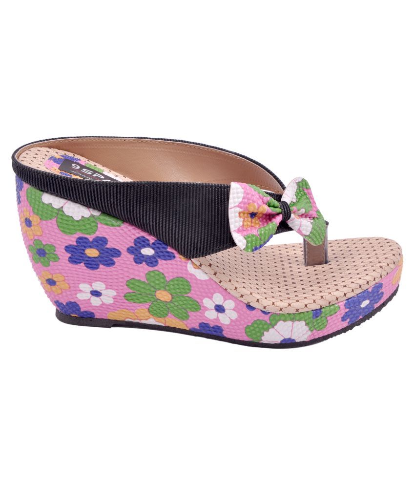 multi colored wedges