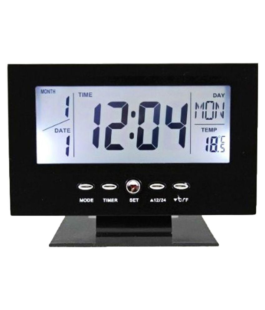 BM Voice Control Sound Sensor Calendar Alarm Table Clock Thermometer Timer Buy BM Voice Control