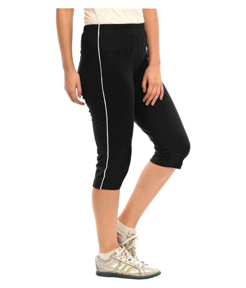 cotton athletic capris