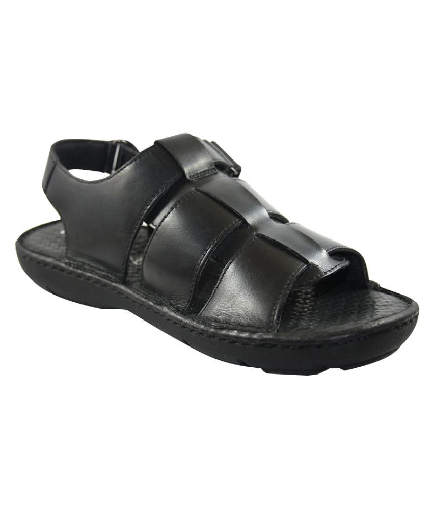 Hush Puppies Black Sandals - Buy Hush Puppies Black Sandals Online at ...