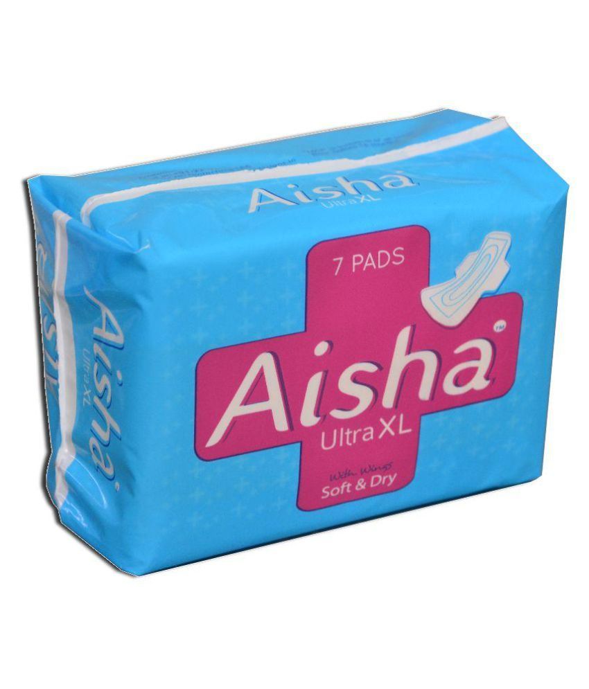 Aisha XL Sanitary Pads Combo Pack of 6 Packets Buy Aisha XL Sanitary