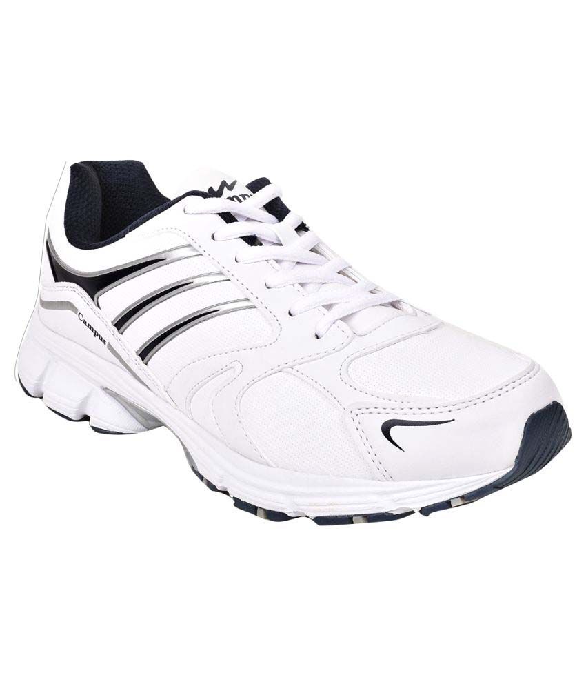 Campus DRONE White Running Shoes - Buy 