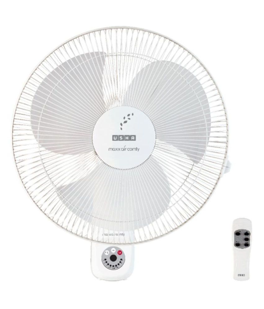 Usha 400 Maxx Air Comfy with Remote Wall Fan White Price in India Buy