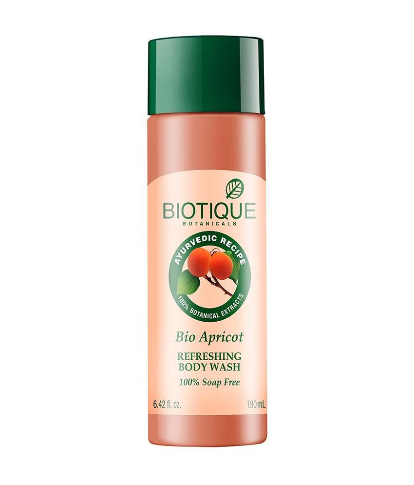 Biotique Apricot Refreshing Body Wash 100 Soap Free 190 Ml Buy
