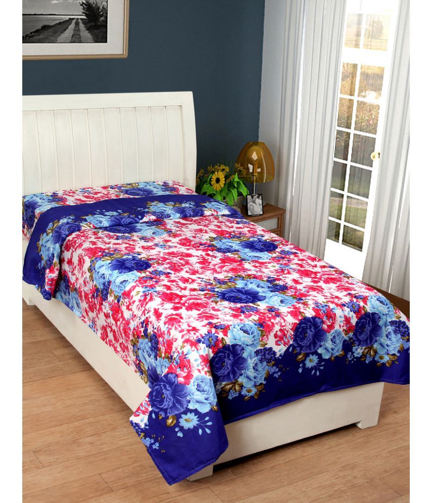 Trendz Home Furnishing Single Poly Cotton 3D Print Bed Sheet Buy