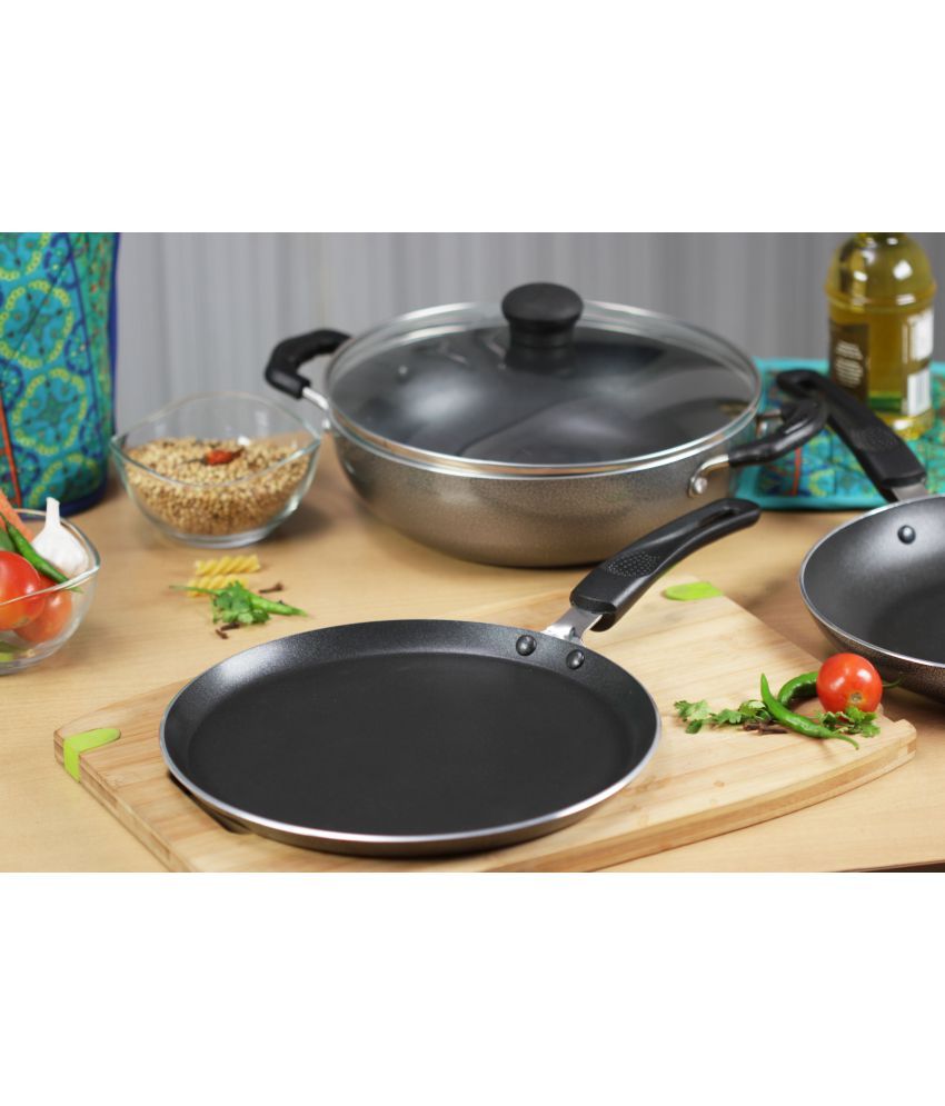Kreme NonStick Cookware Set 3 Buy Online at Best Price in India