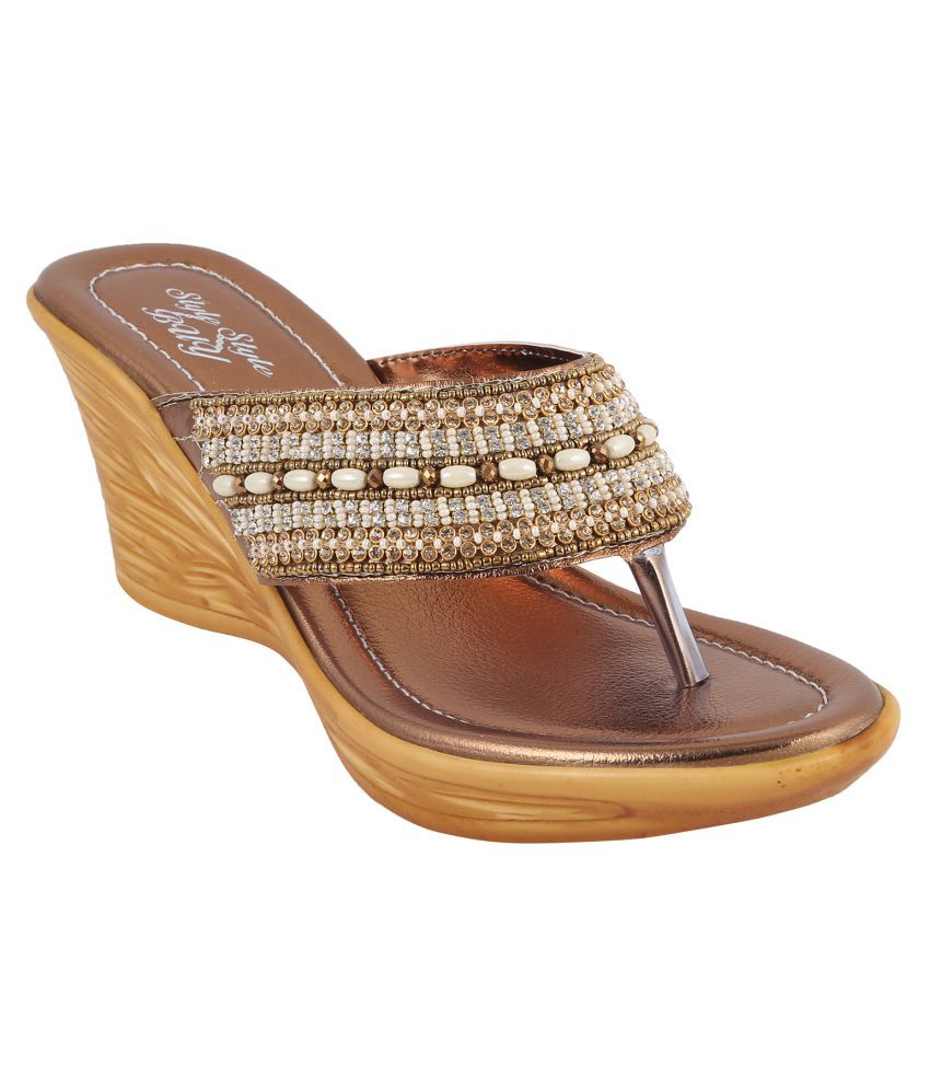 casual brown heels