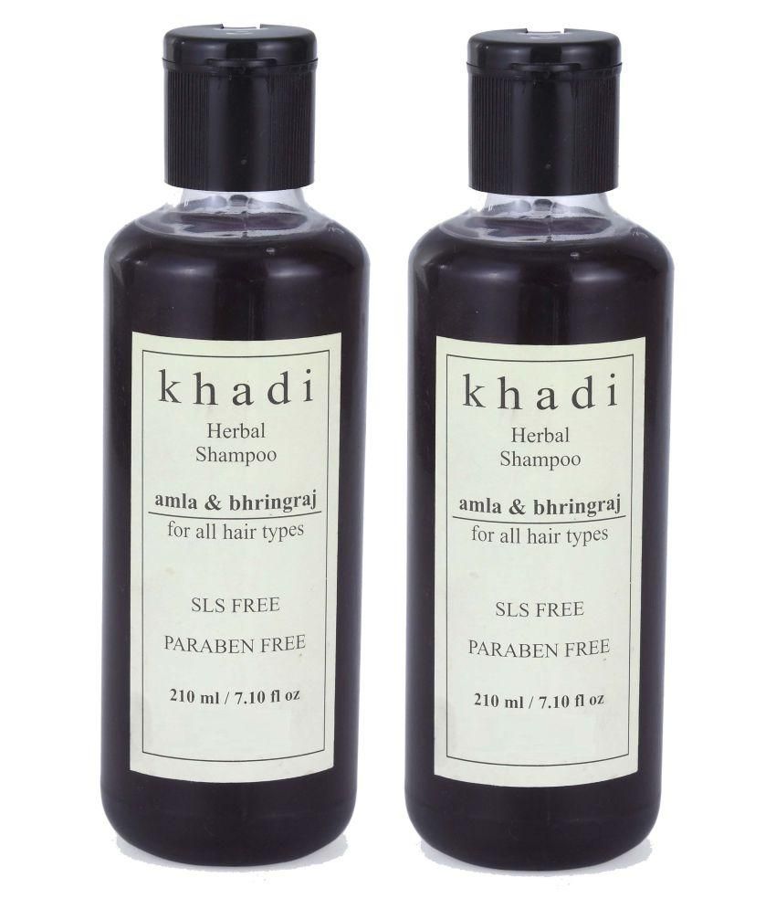 Khadi Herbal Amla Bhringraj Shampoo Sls Sulphate Paraben Free 210 Ml Pack Of 2 Buy Khadi Herbal Amla Bhringraj Shampoo Sls Sulphate Paraben Free 210 Ml Pack Of