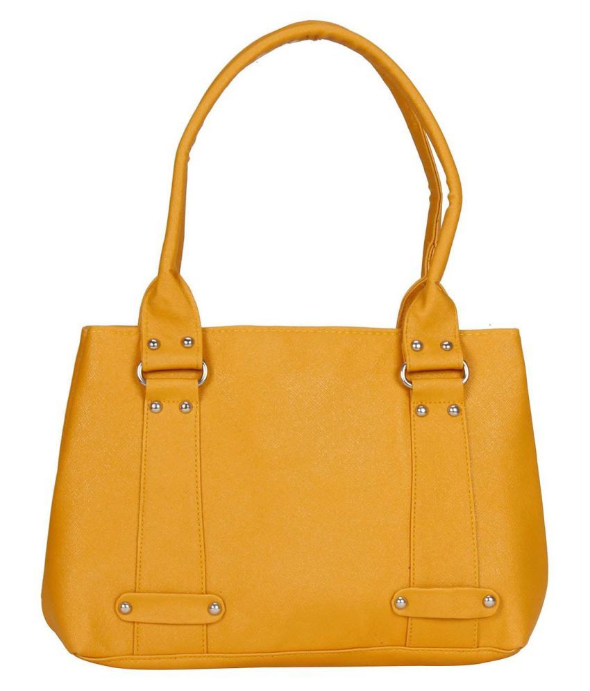 small orange shoulder bag