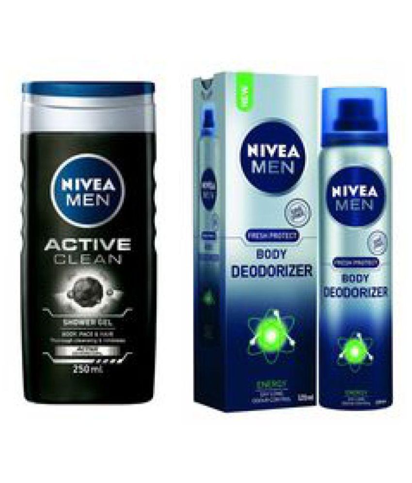 Nivea Combo of Men Active Shower Gel + Energy Body Deodoriser Buy