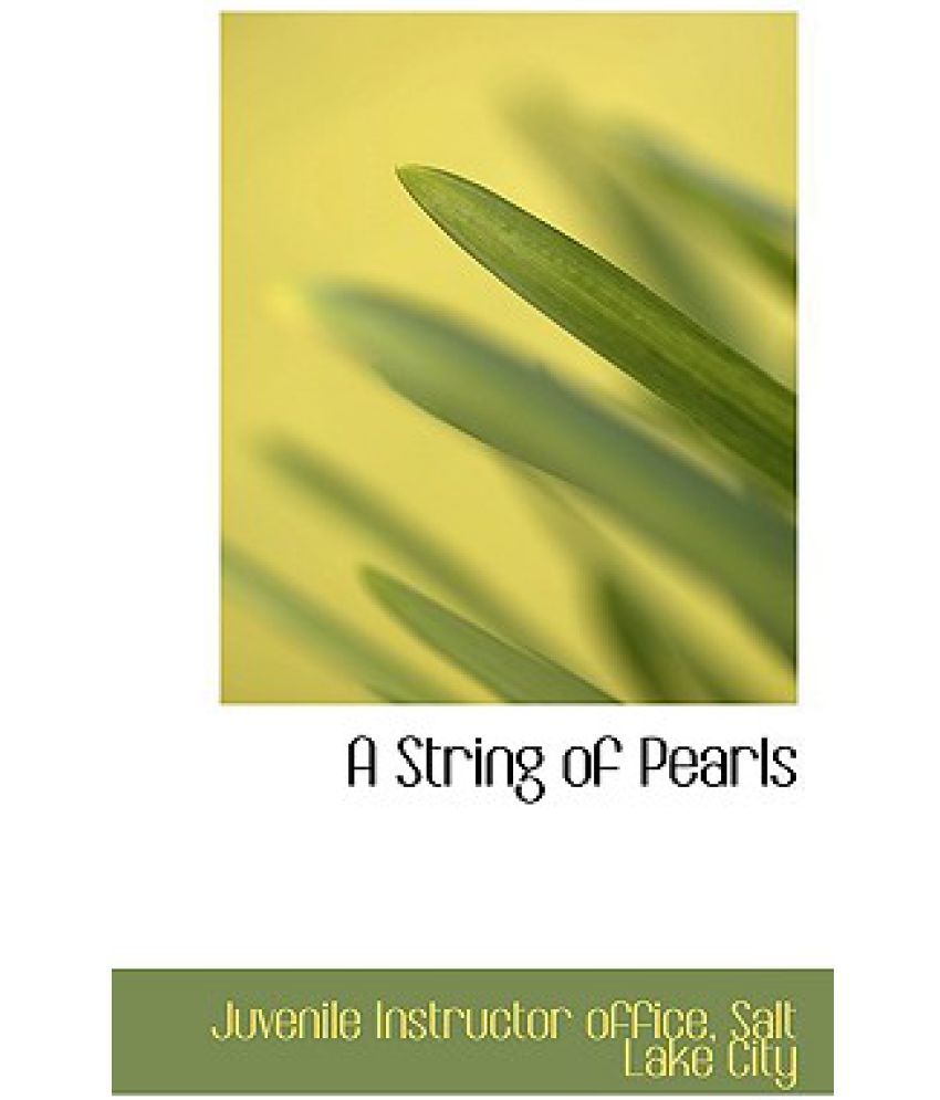 A String of Pearls Buy A String of Pearls Online at Low Price in India