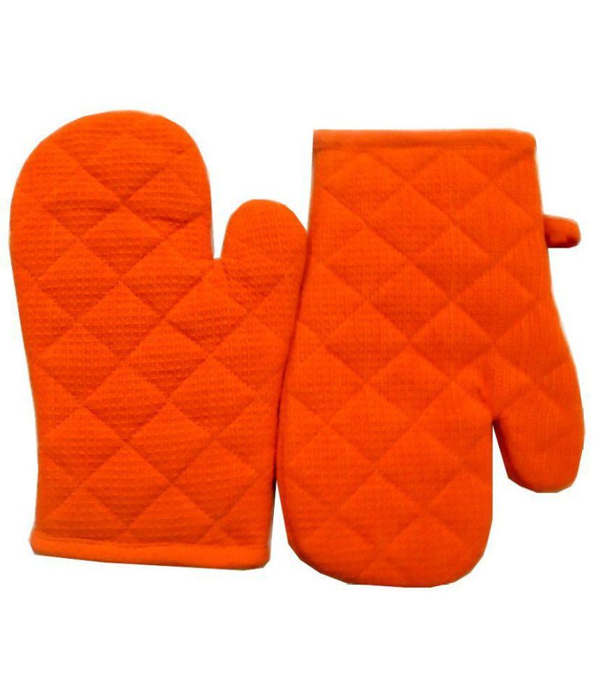     			Tidy Orange Mittens