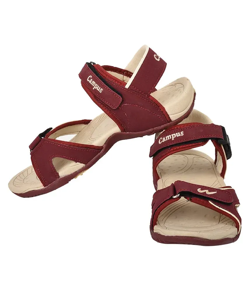 Buy Rust Red Sandals for Men by Campus Online | Ajio.com