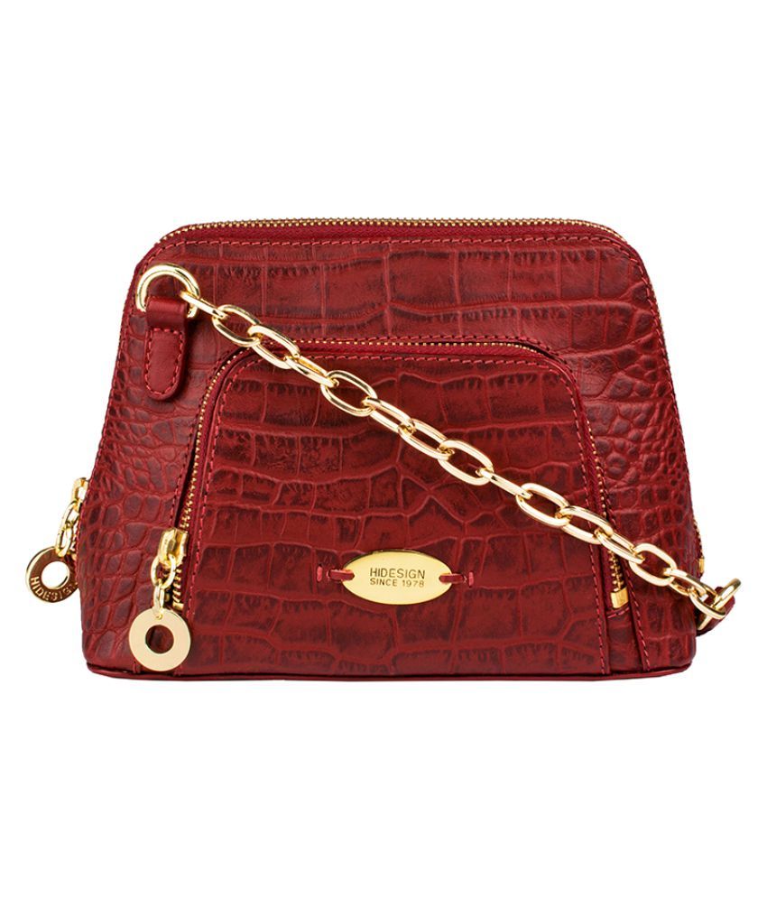 hidesign red sling bag