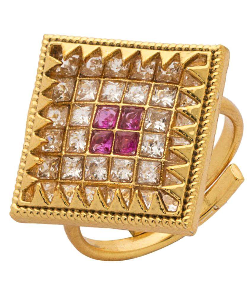 square shape ring design