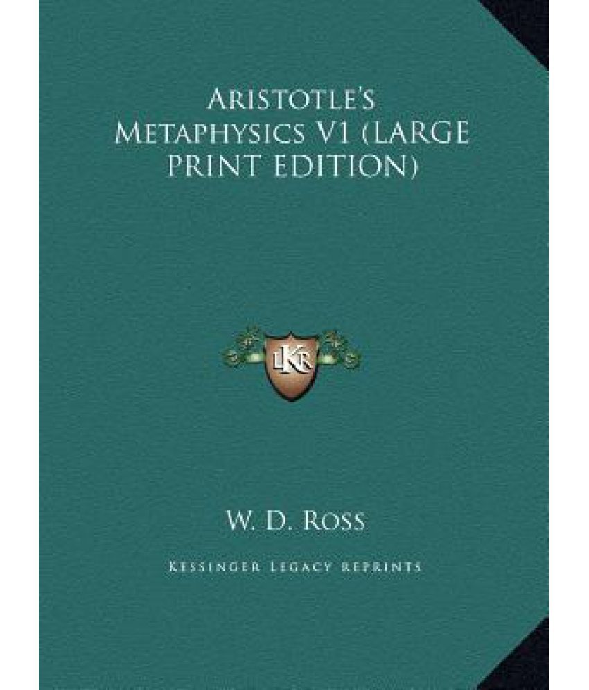 aristotle metaphysics book