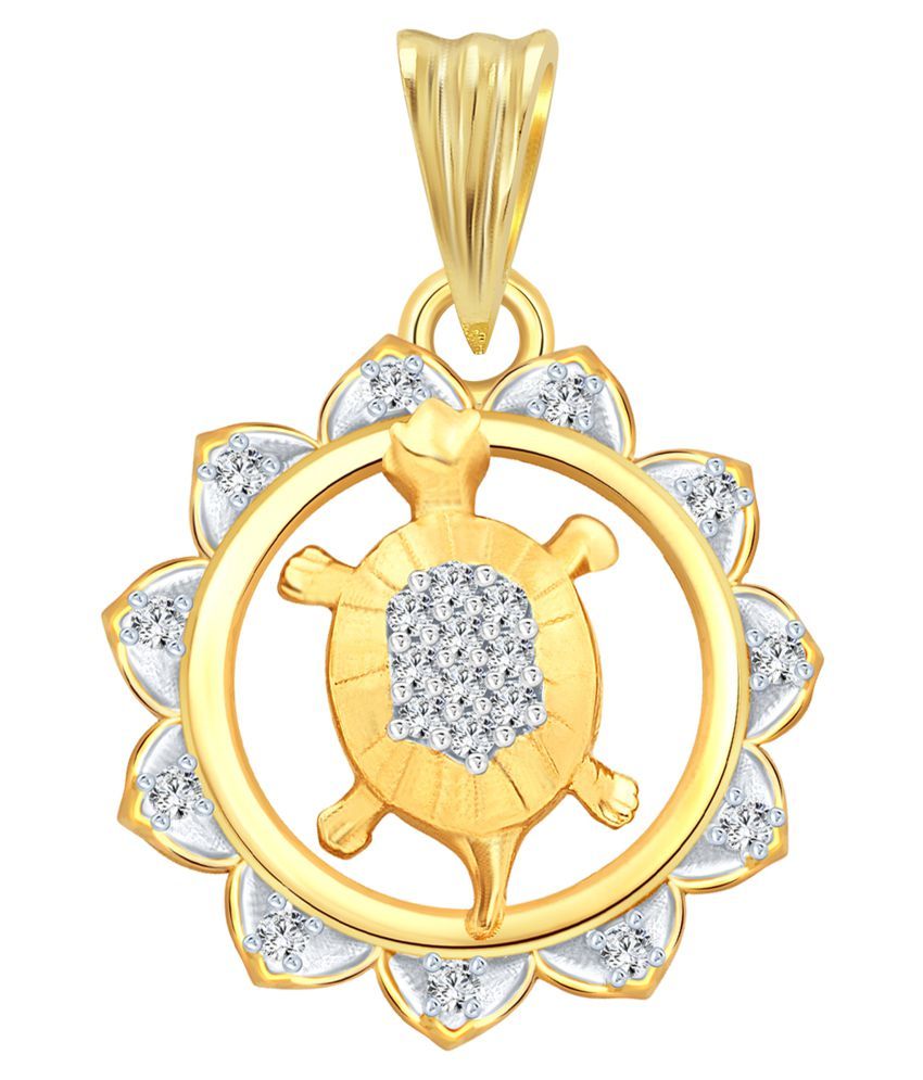     			Vighnaharta Golden Alloy Pendant