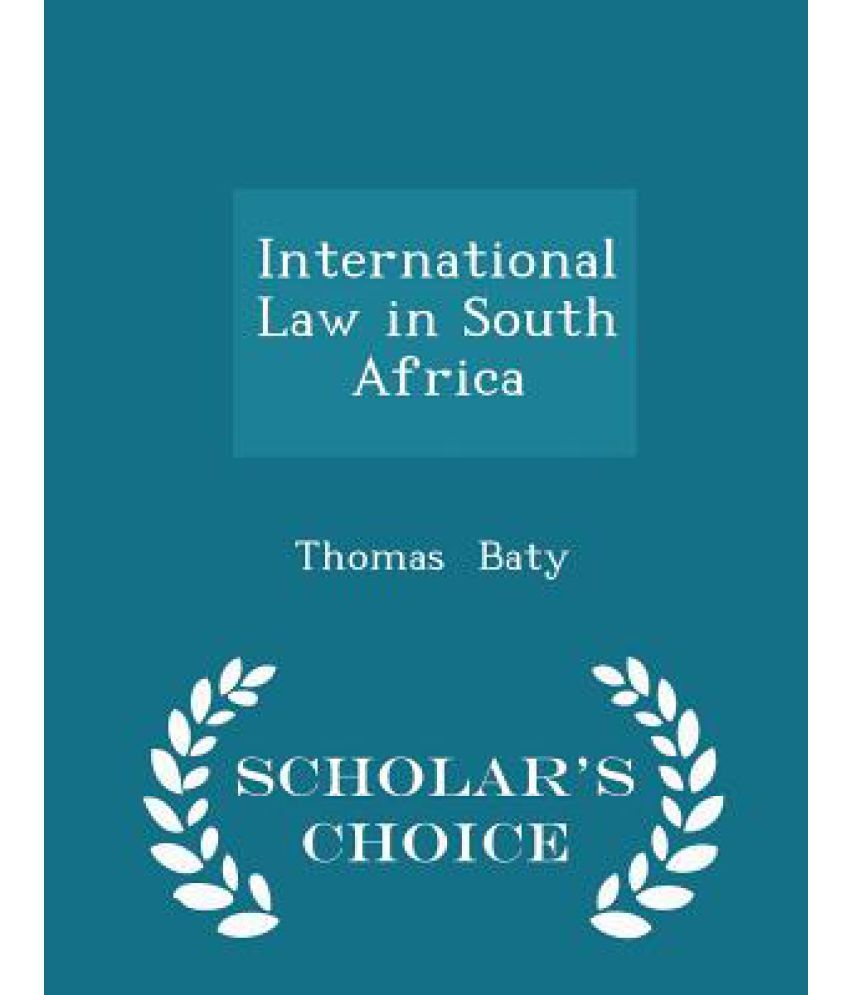 What Is International Law In South Africa