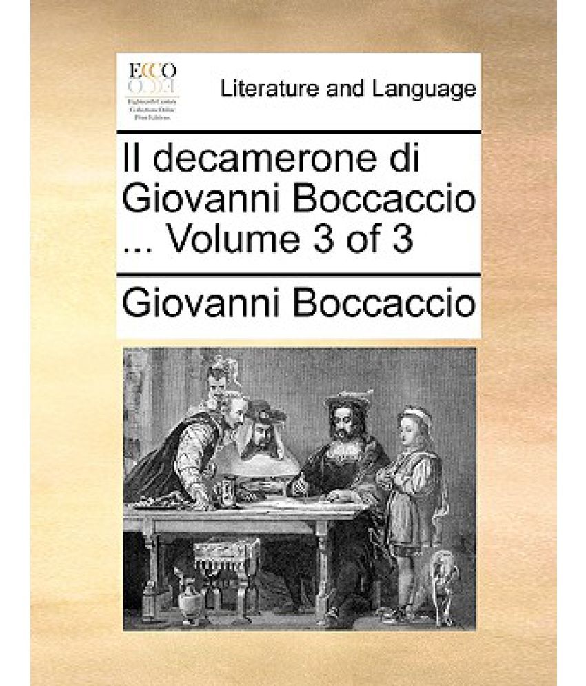 giovanni boccaccio il decamerone