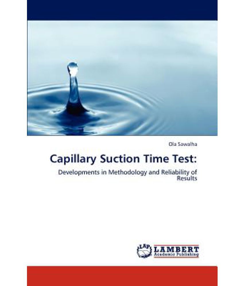Capillary Suction Time Test: Buy Capillary Suction Time Test Online at ...
