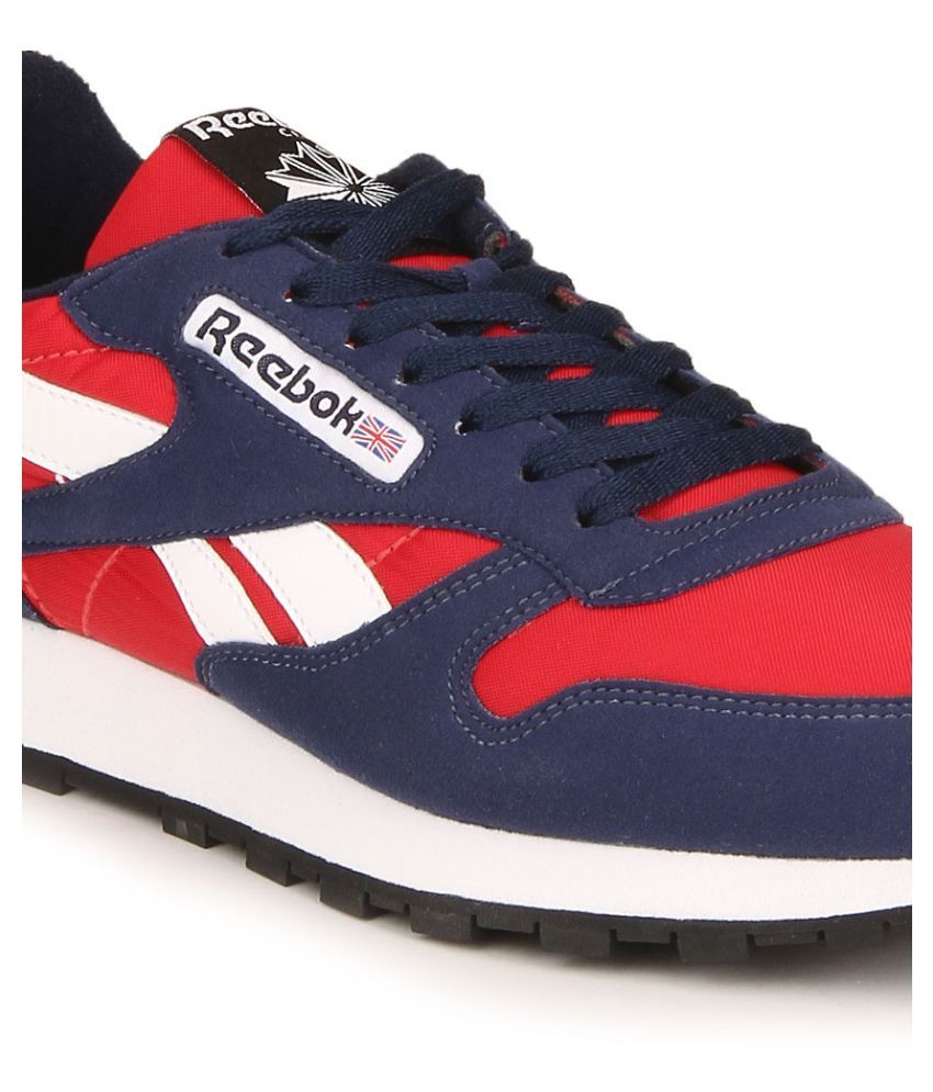 reebok classic red and black