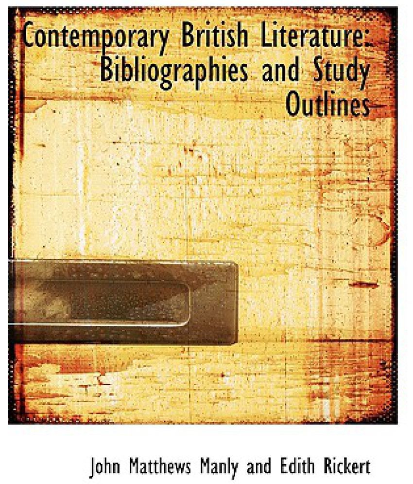 contemporary-british-literature-bibliographies-and-study-outlines-buy