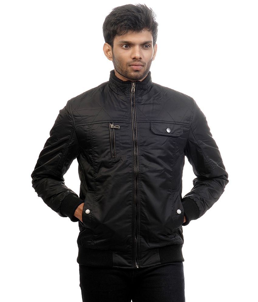 Four One Oh black Casual Jacket - Buy Four One Oh black Casual Jacket ...
