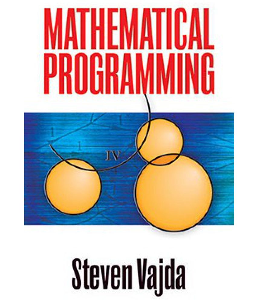 Mathematical Programming Buy Mathematical Programming Online At Low