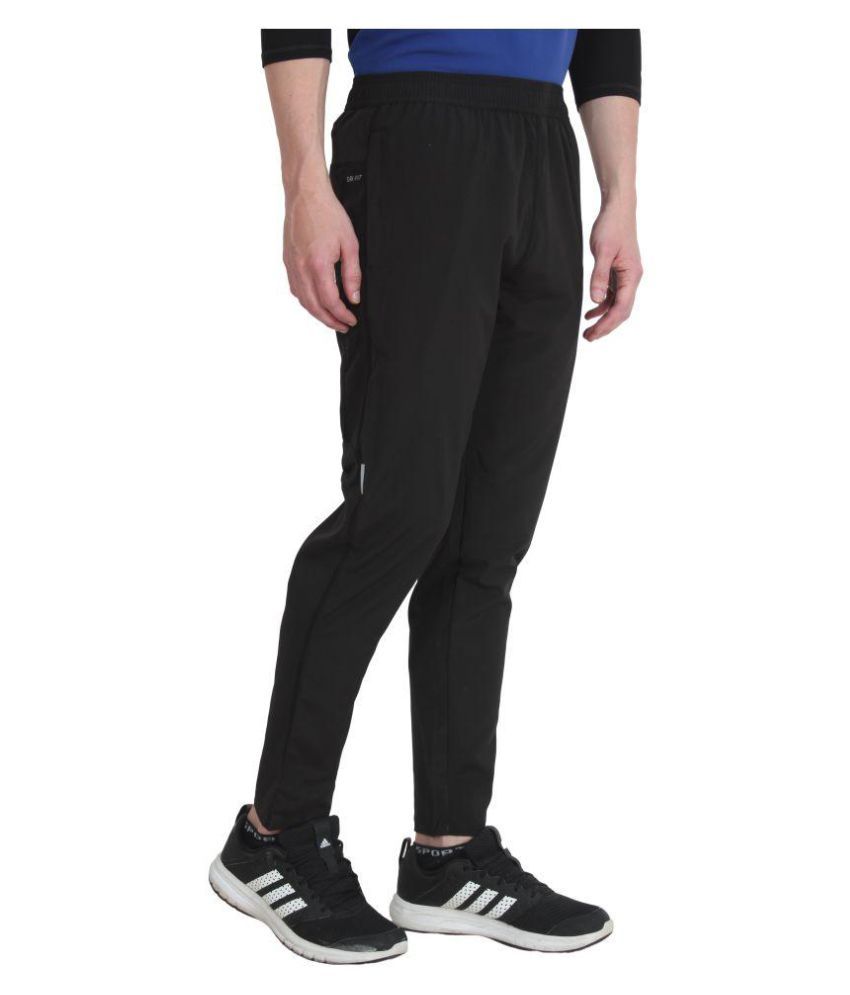 nike blue polyester lycra trackpants