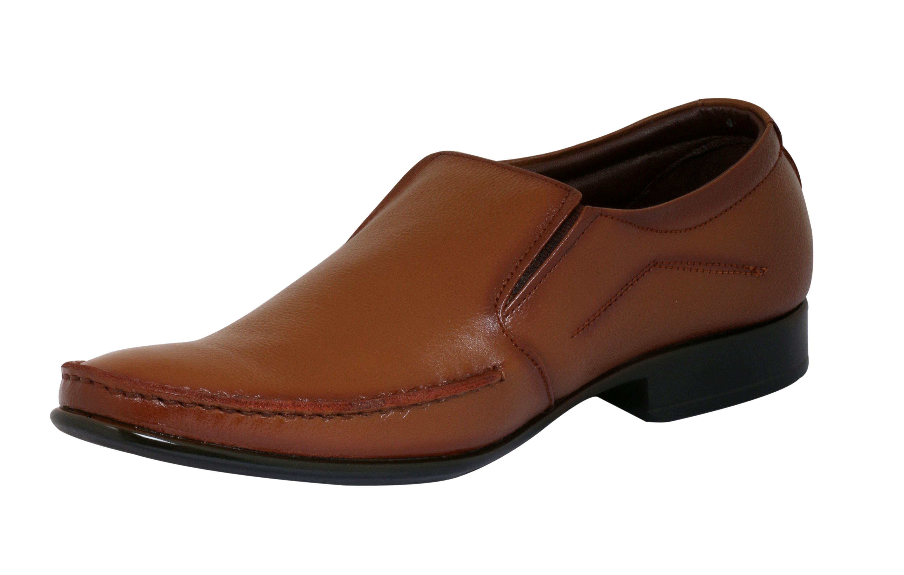Dokmen Tan Slip On Genuine Leather Formal Shoes Price In India Buy