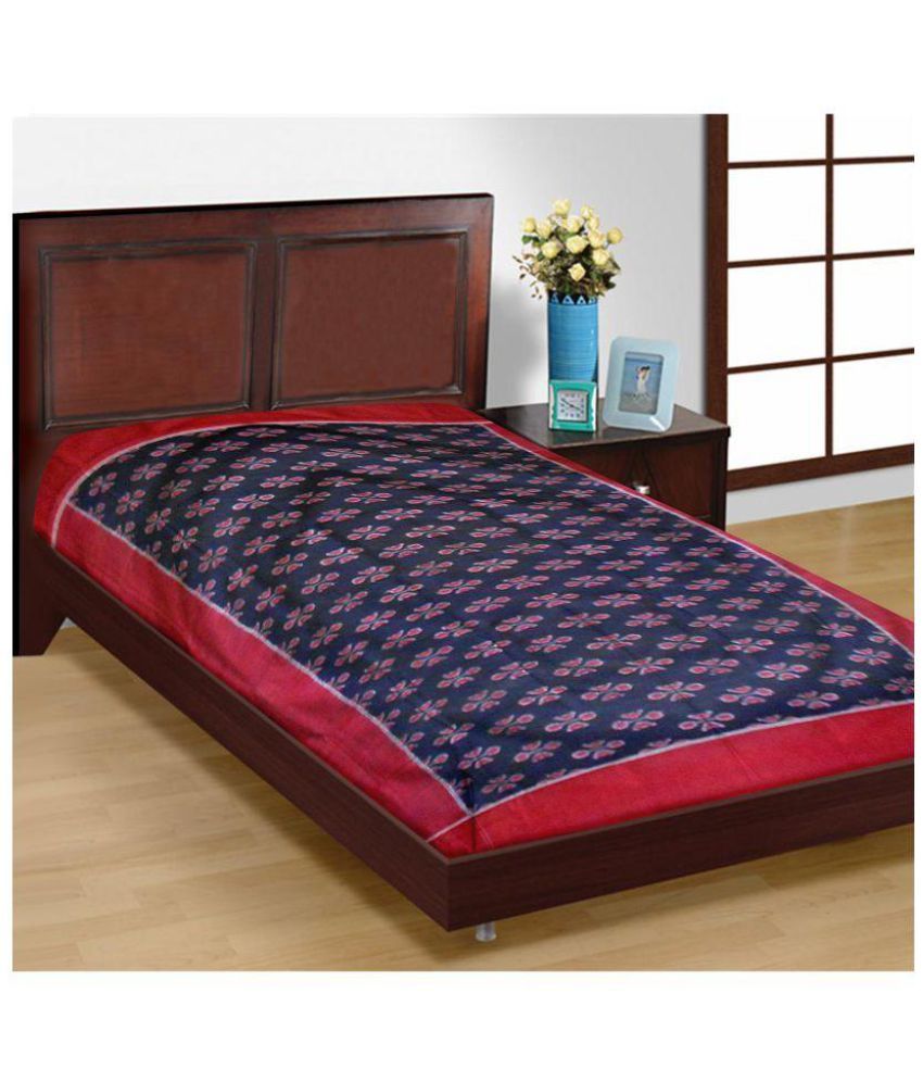 Odisha Saree Store Single Cotton Black Traditional Bed Sheet Buy