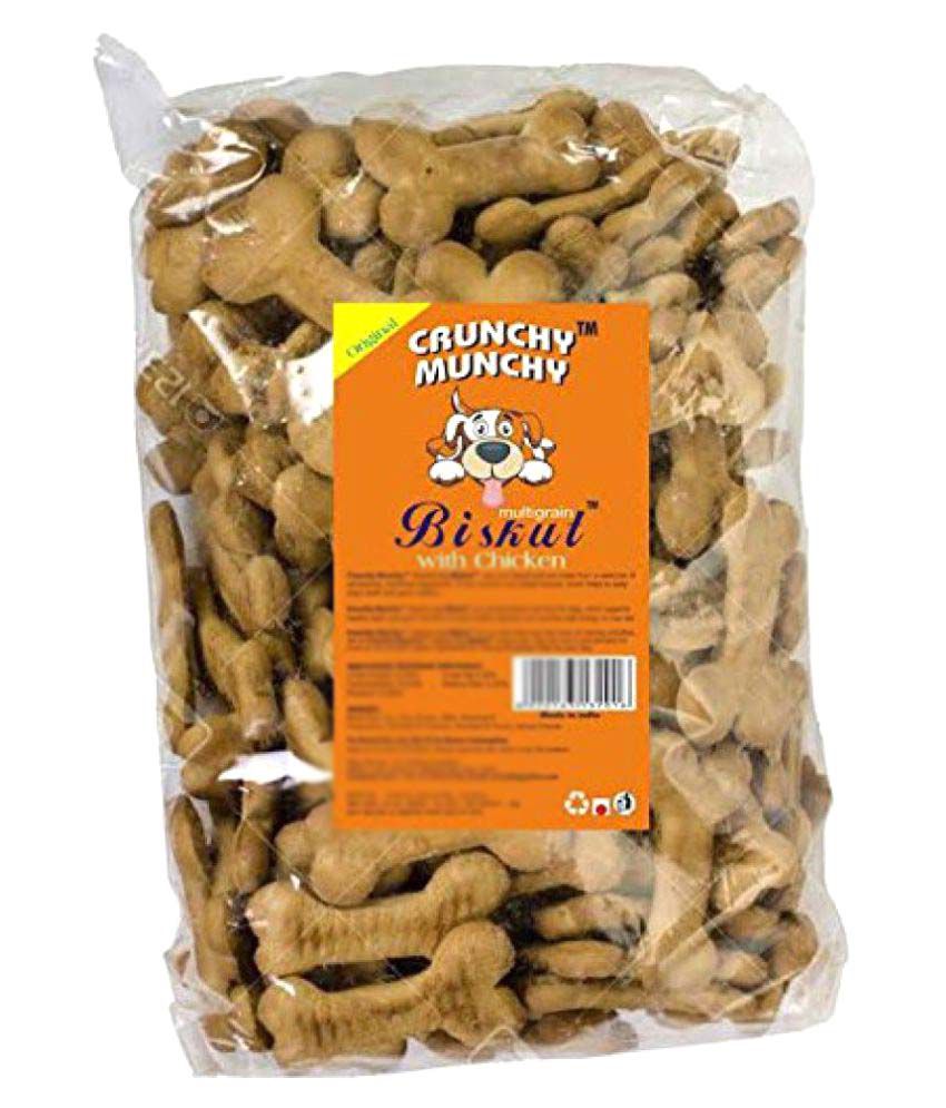     			Crunchy Munchy Multi Grain Dog Biscuit 1 kg Dry Only Chicken