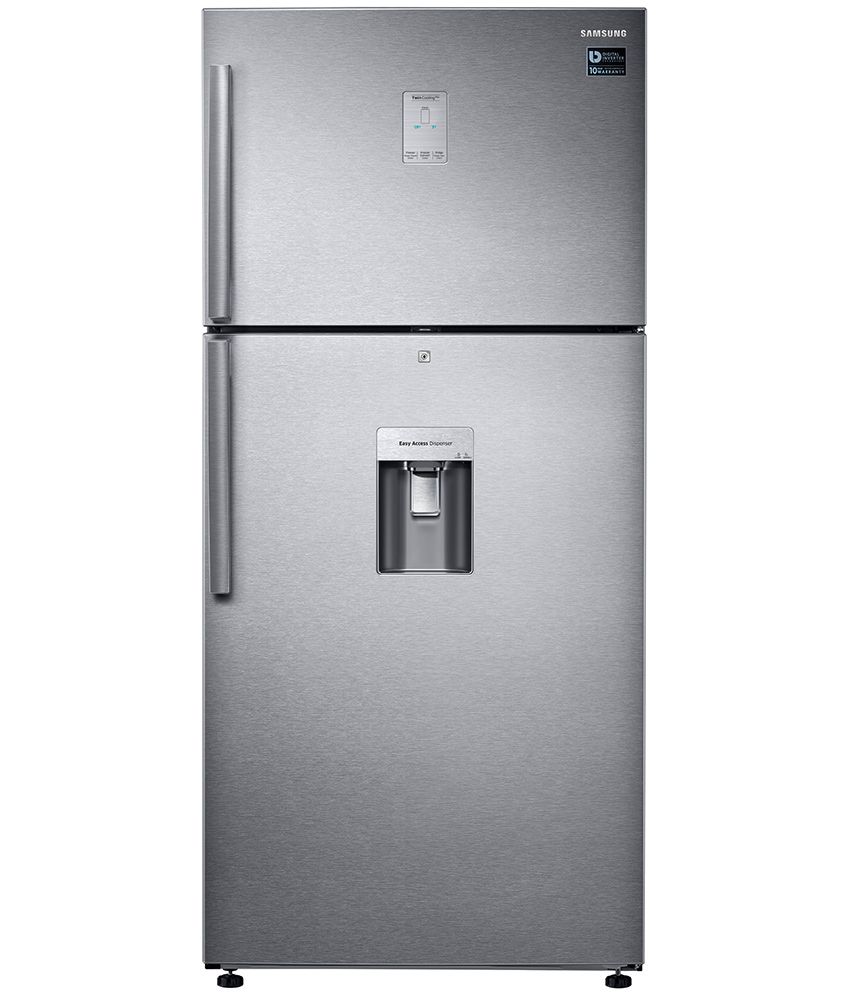 Samsung 523 Ltr 3 Star Rt54k6558sl Tl Frost Free Double Door Refrigerator Easy Clean Steel